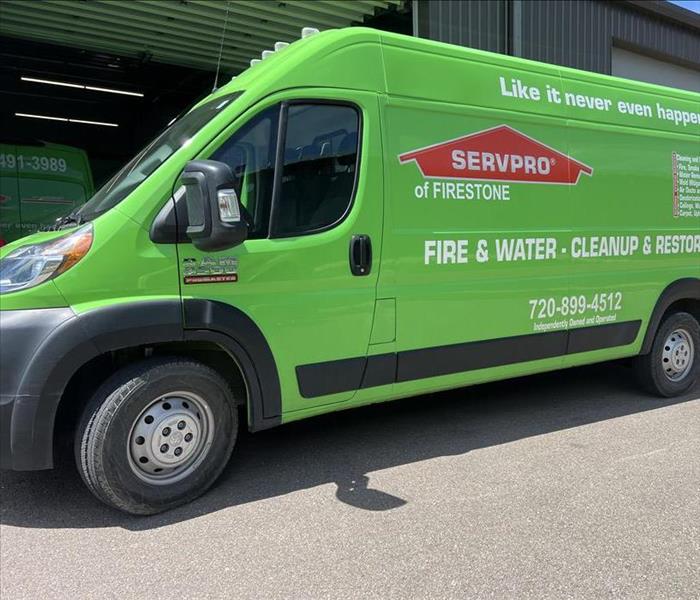 SERVPRO truck.