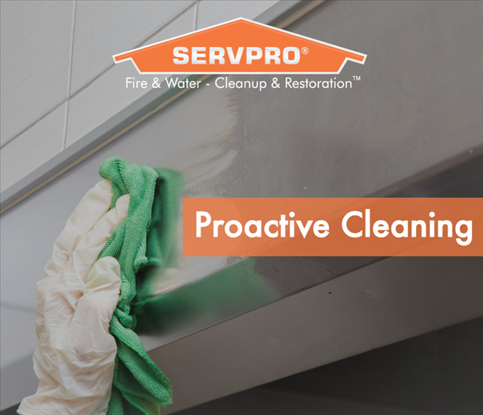 a graphic that says proactive cleaning